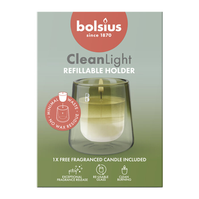 Bolsius Starterkit Clean Light Gardenia & Fig