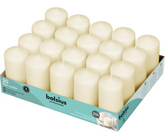 Bolsius Horeca stompkaarsen 10/5 tray 20 Ivoor