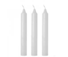Lampkaars dun 150/18,5