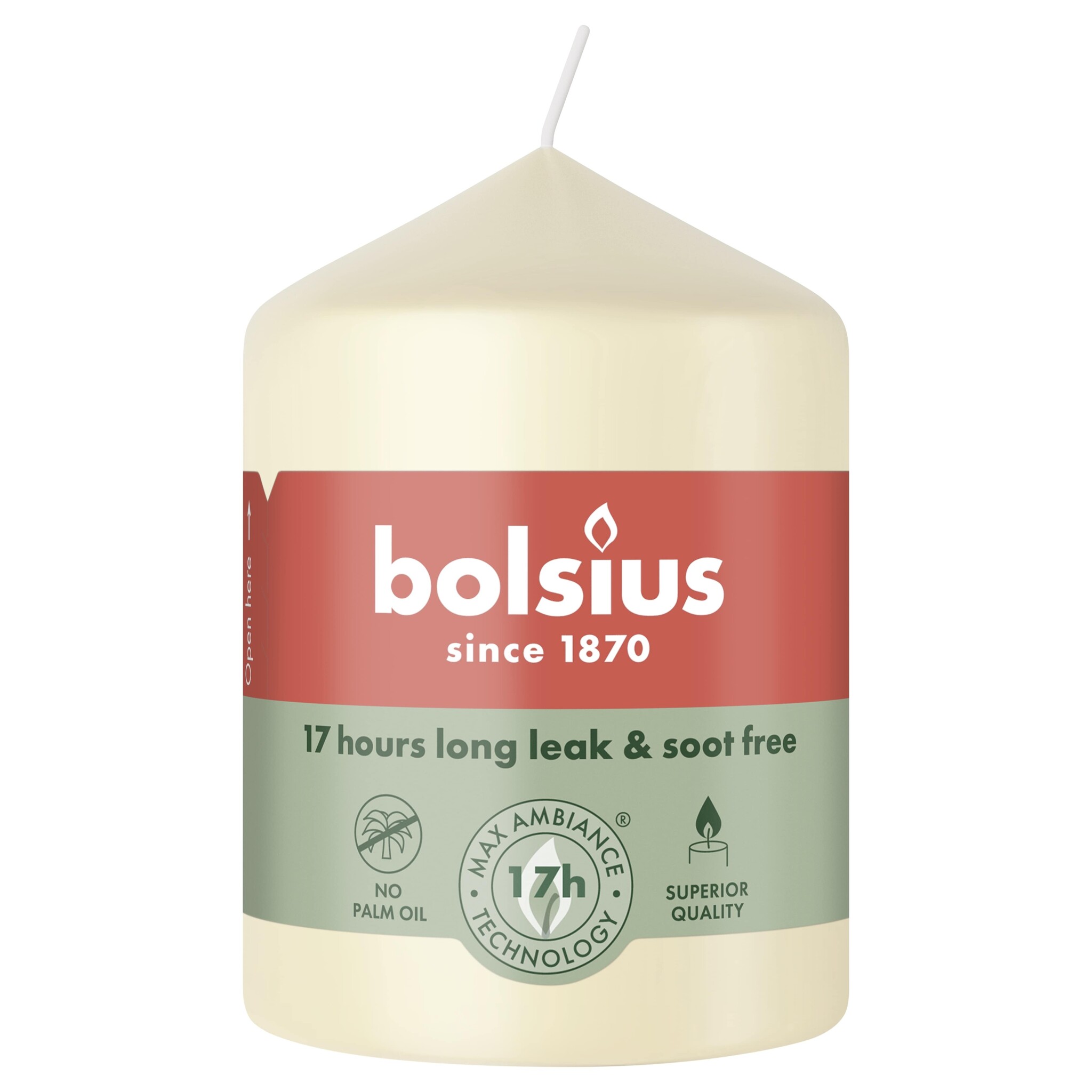 Bolsius Stompkaars 80/58 Soft Pearl