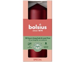 Bolsius Stompkaars 120/58 Metallic Red
