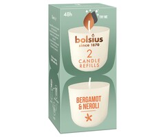 Bolsius Navulling Clean Light pack 2 Bergamot / Neroli