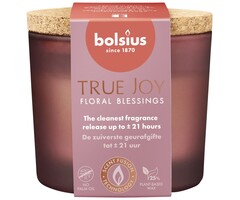 Bolsius True Joy geurglas met kurk 66/83 Floral Blessings