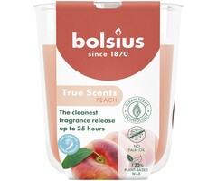 Bolsius True Scents geurglas 80/73 Perzik