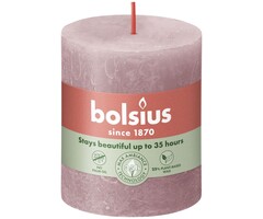 Bolsius Rustiekkaars 80/68 Ash Rose