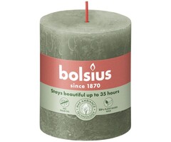 Bolsius Rustiekkaars 80/68 Fresh Olive