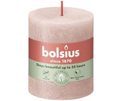 Bolsius Rustiekkaars 80/68 Misty Pink