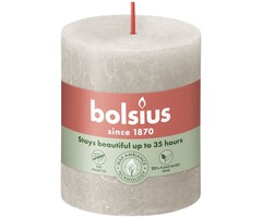 Bolsius Rustiekkaars 80/68 Sandy Grey