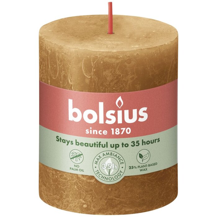 Bolsius Rustiekkaars 80/68 Spice Brown