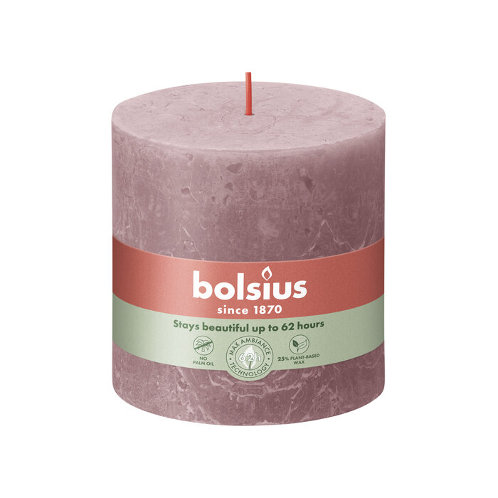 Bolsius Rustiekkaars 100/100 Ash Rose