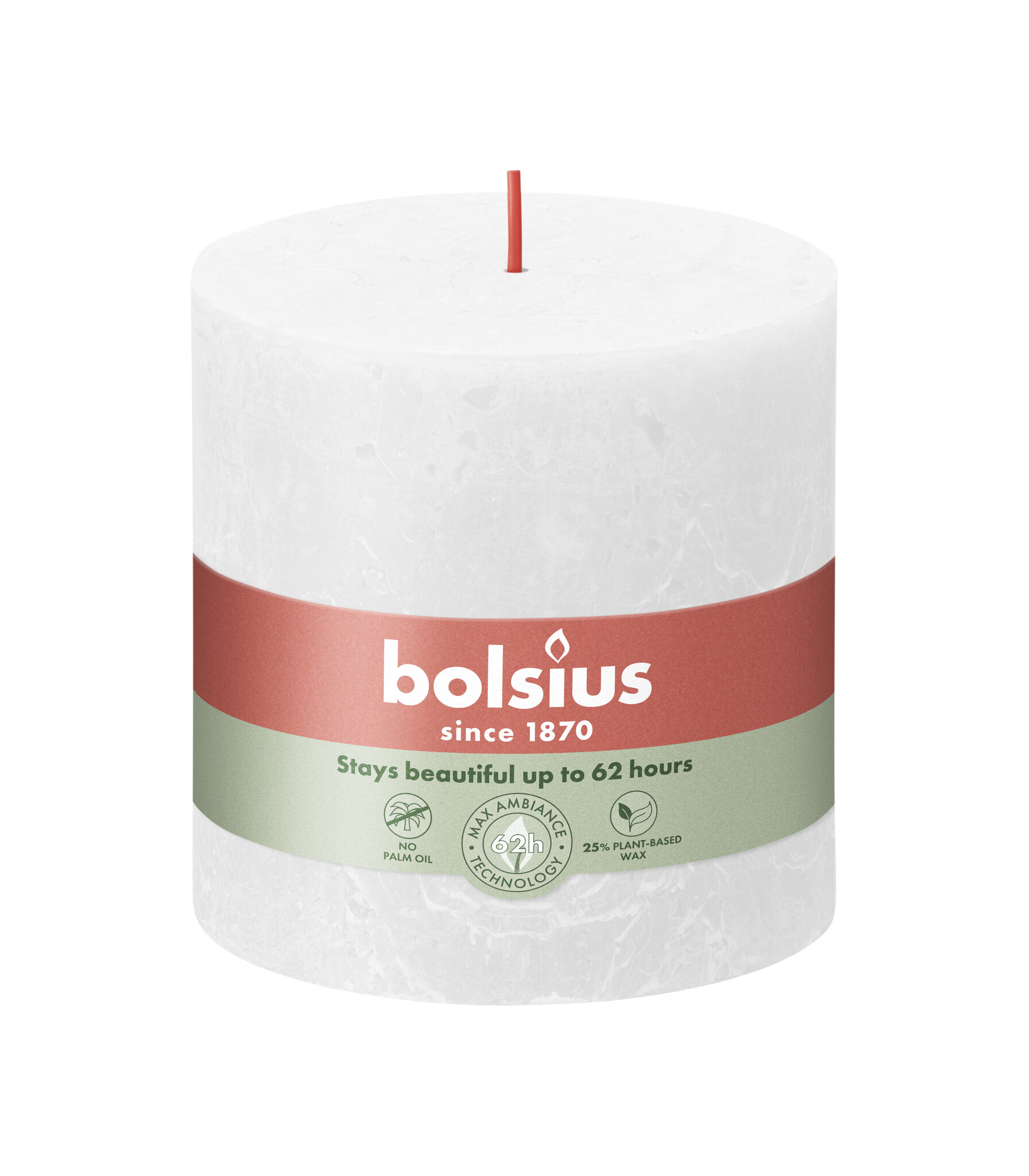 Bolsius Rustiekkaars 100/100 Cloudy White