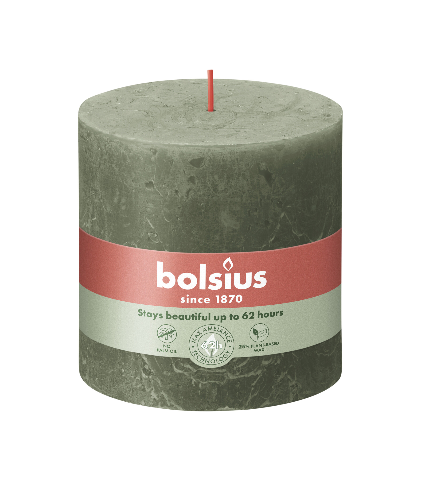 Bolsius Rustiekkaars 100/100 Fresh Olive