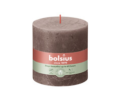Bolsius Rustiekkaars 100/100 Rustic Taupe