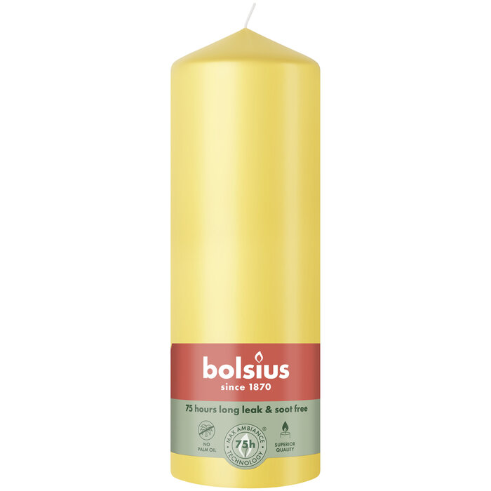 Bolsius Stompkaars 200/68 Sunny Yellow