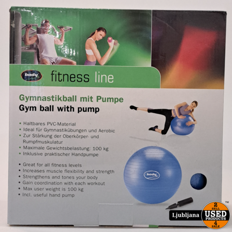 Fitness line napihljiva vadbena žoga