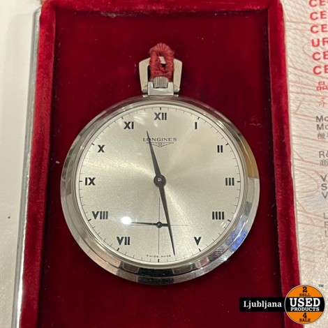 Longines 7680 2 swiss made pocket watch 15.752.584