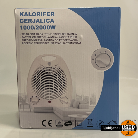 Kalorifer 1000/2000W