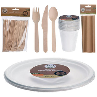 BBQ barbecue servies pakket