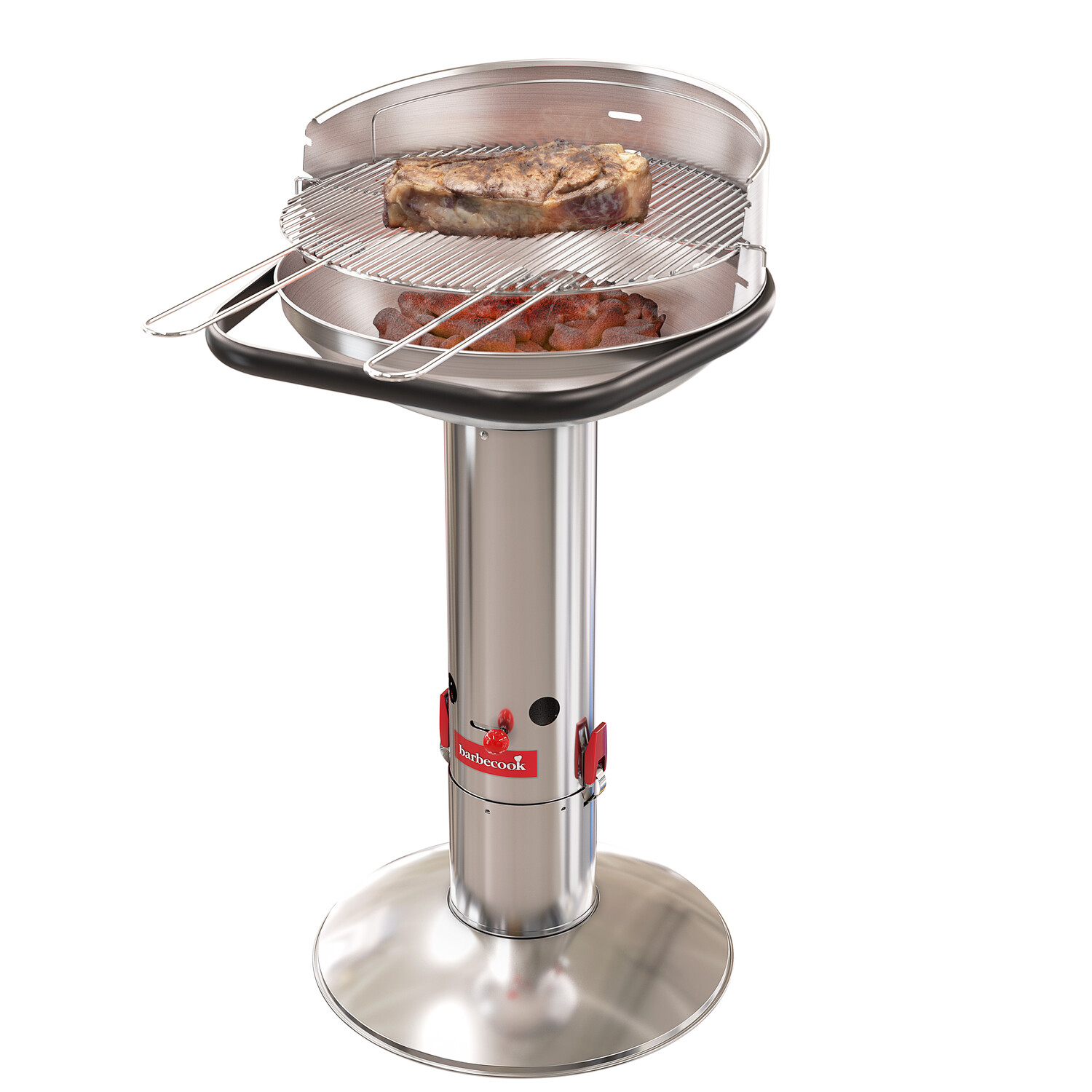Barbecook barbecue charbon de bois Loewy 50 Inox SST - Tecniba