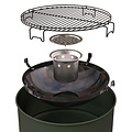 Barbecook Edson Army Green olievat houtskoolbarbecue