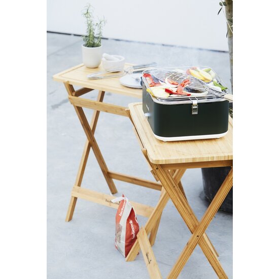 Barbecook Carlo houtskool tafelbarbecue Army Green