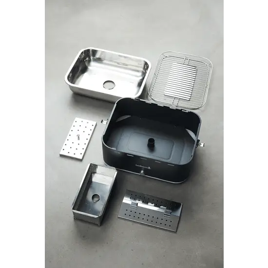 Barbecook Carlo houtskool tafelbarbecue Urban Grey