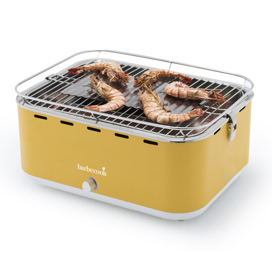 Barbecook Carlo houtskool tafelbarbecue Yellow Sunshine