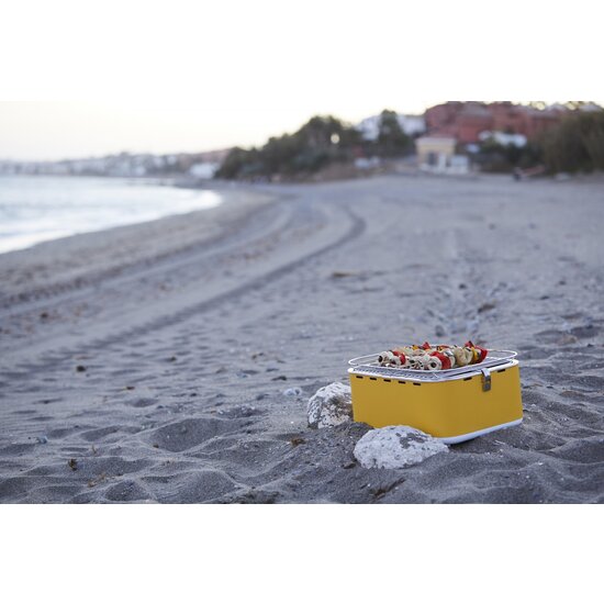 Barbecook Carlo houtskool tafelbarbecue Yellow Sunshine