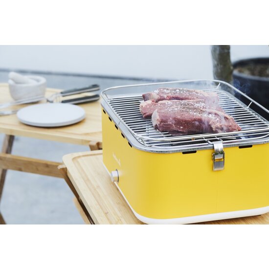 Barbecook Carlo houtskool tafelbarbecue Yellow Sunshine
