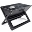 BBQ kleine opvouwbare houtskoolbarbecue 45x35x30 cm