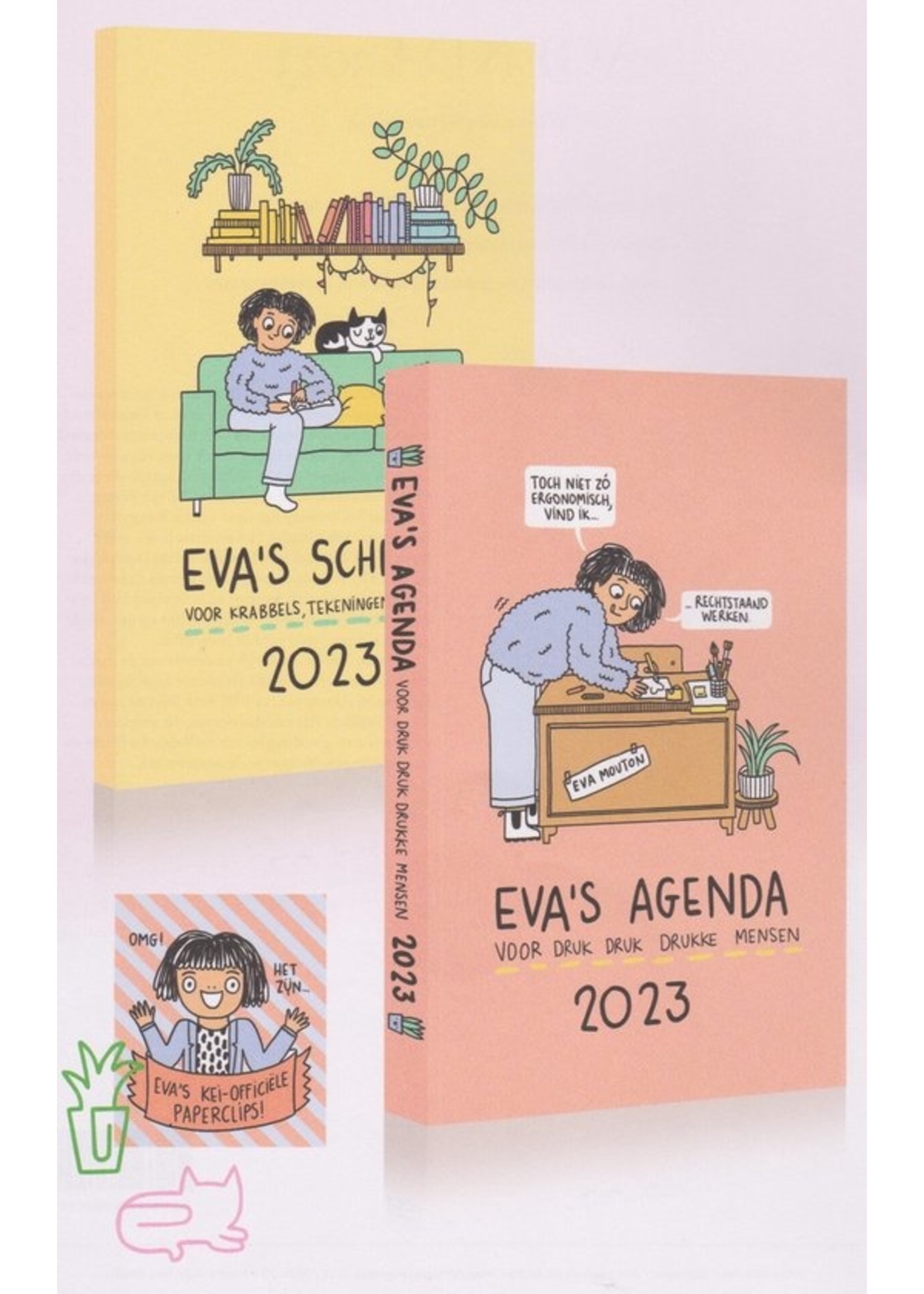 Eva's agenda + schriftje