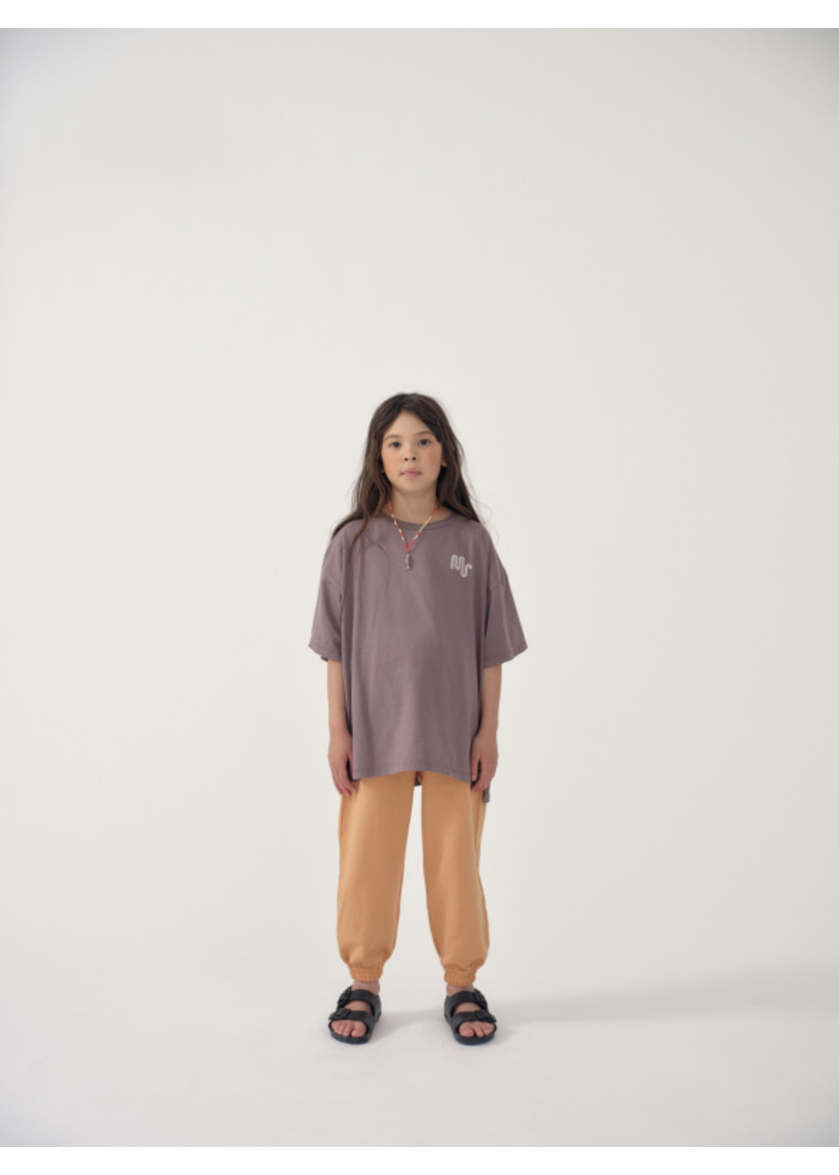 Main Story Oversized Tee - Twilight Mauve Squiggle