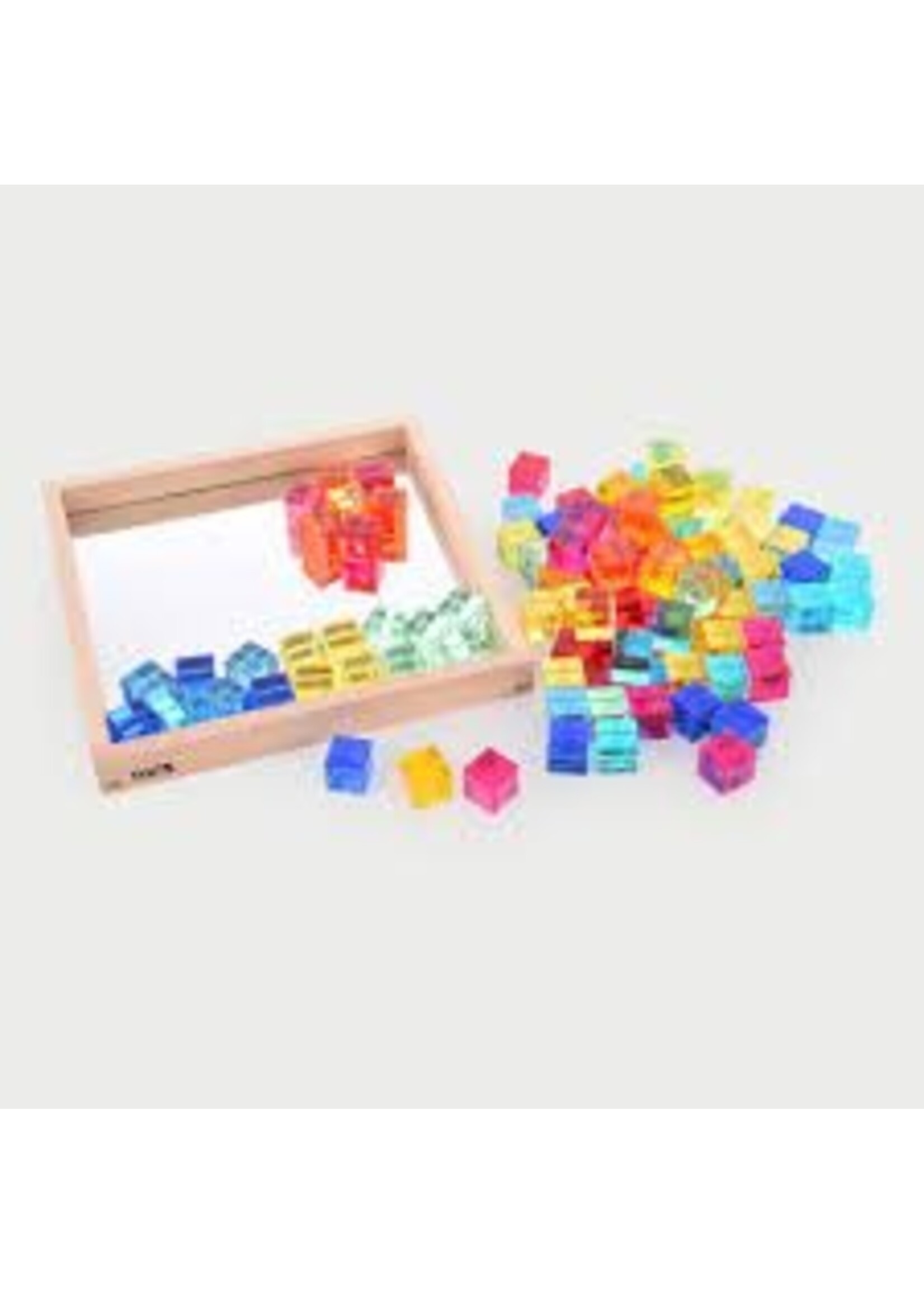 TickiT Gem cubes mirror tray (100 cubes)