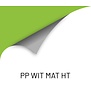 PP Matt HT: Wit mat met high tack grijze lijmlaag