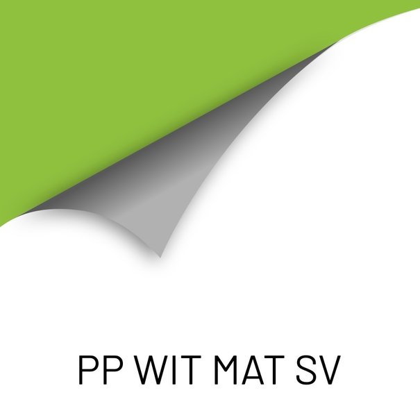 Colorgreen PP 100 SV: Wit mat voor solvent inkten