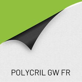 POLYCRIL GW FR: Walltexx materiaal met zwarte achterzijde