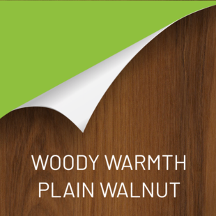 OODYX: pvc-vrije interieurfolie 555H Woody Warmth - Plain Walnut