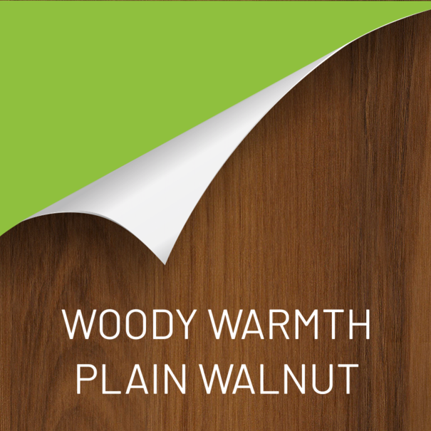Oodyx OODYX: pvc-vrije interieurfolie 555H Woody Warmth - Plain Walnut