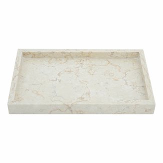 Mooisa Marble dienblad beige 30x15