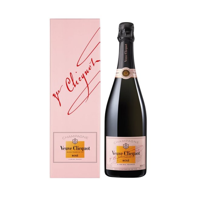 Veuve Clicquot Rosé met cadeauverpakking