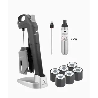 Coravin Professional kit inclusief 12 capsules & voetstuk