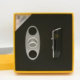 Cohiba set (aansteker & knipper) zwart