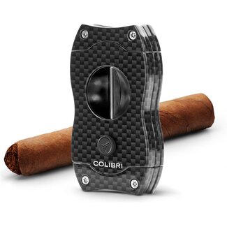 Sigarenknipper Colibri V cut zwart carbon