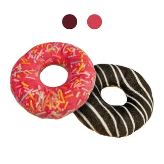 Croci Kattenspeelgoed - roze donut met kattenkruid✔️