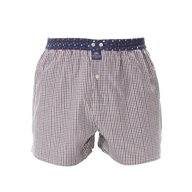 Mc Alson Boxershort Mc Alson - gingham brown