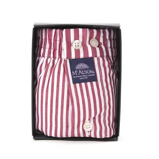Mc Alson Boxershort Mc Alson - striped burgundy