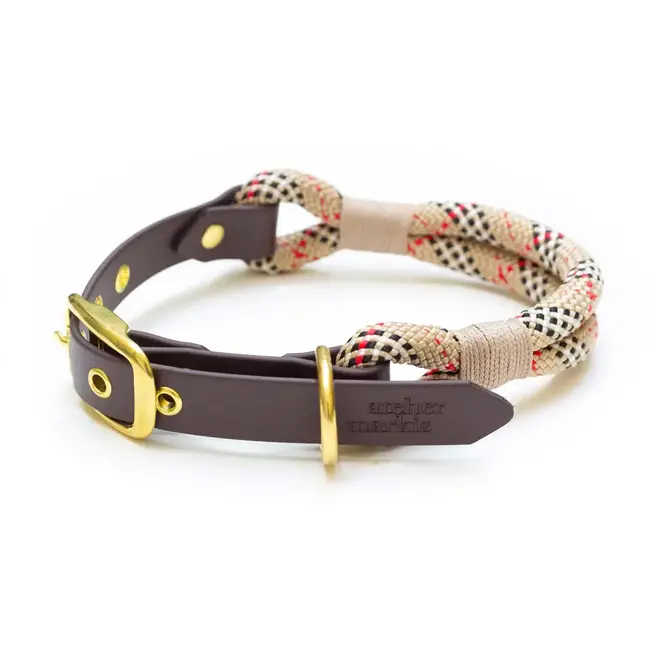 Atelier Markiz Halsband hond - Schots patroon