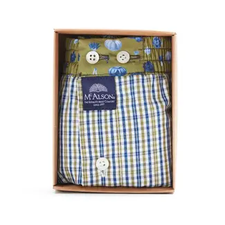 Mc Alson Boxershort Mc Alson - Checkered khaki