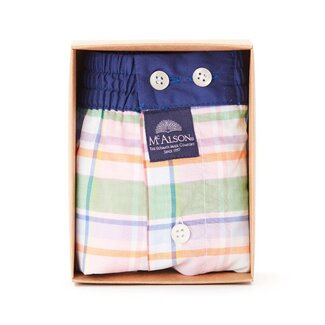 Mc Alson Boxershort Mc Alson - Madras pink & blue