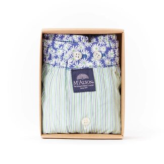 Mc Alson Boxershort Mc Alson - Gestreept blauw & groen